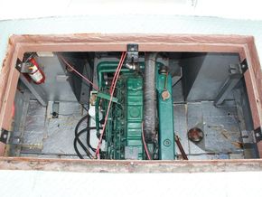Steel Fishing / Work boat  - Engine Room