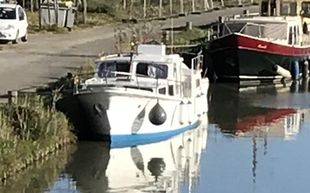 Steel Motor Cruiser ready to cruise