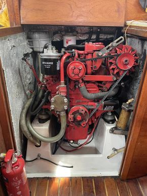 Engine from cabin