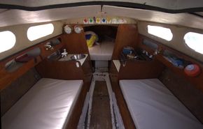 Saloon view from hatch
