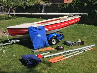 Gull 'Spirit' dinghy with combi and outboard + extras