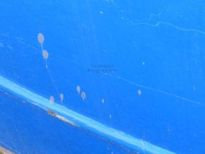 Steel work boat Work Boat  - Hull Close Up