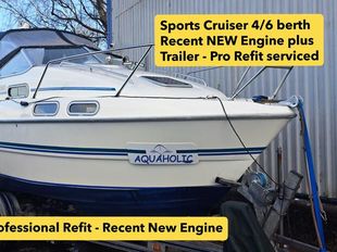 Sealine Sports Cruiser - Recent New Engine - 4-6 berth - Trailer    