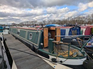 June Rose - 57' reverse layout, cruiser stern, built by Piper