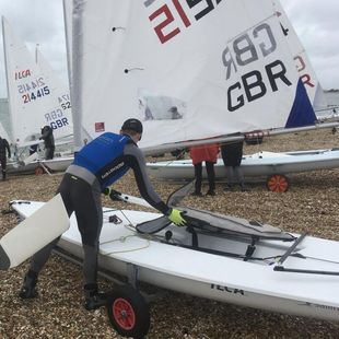 Ovington ILCA 6, sail number 219812