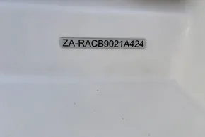 Hull identification number on 2024 Leopard 40 Powercat, labeled ZA-RACB9021A424.