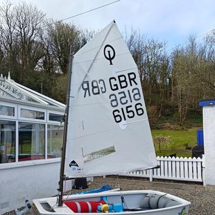2012 Winner Optimist GBR6156 plus double stack road trailer