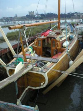 the Lady in the dry dock for part of her restoration
