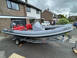 Ribeye A600 150hp Yamaha with Grey hul