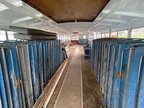 Brooke Marine steel passenger 18m  - Looking Aft