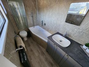 One off Build Motor Catamaran Liveaboard - Heads