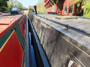 Narrowboat 70ft with Residential London Mooring - Side Deck