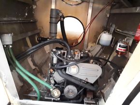 Yanmar engine installed
