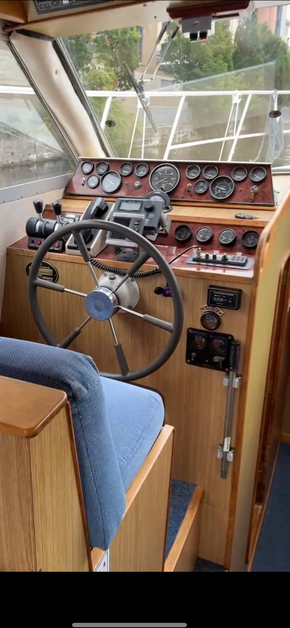 Interior helm station