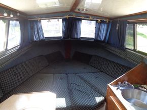 generous double bed