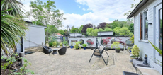 Mooring on private island, River Thames