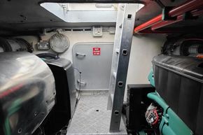 Engine compartment looking aft