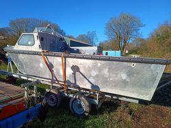 6m aluminium work boat