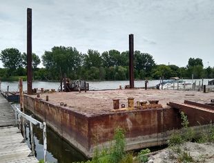 1948 (4) 10? x 7? x 50? Sectional Barges
