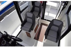 Jeanneau Merry Fisher 795 Sport - view from wheelhouse to aft