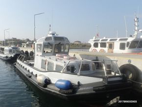 HDPE WORKBOAT, fast hdpe crew boat, 12 passenger capacity waterjet driven
