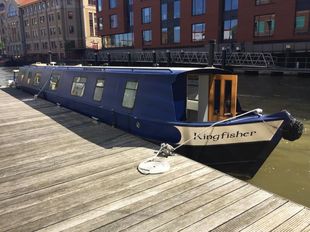 Traditional canal narrow boat