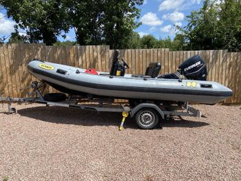 5m Humber RIB 75hp Etec outboard