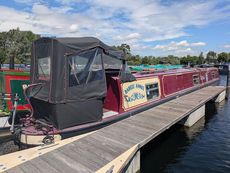Barely Awake - 60' reverse layout cruiser stern @ Roydon Marina