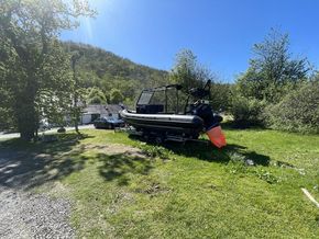 Arctic rib serviced trailer