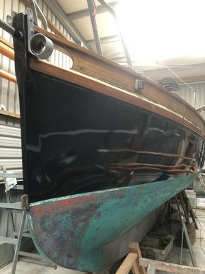 Professional hull repaint