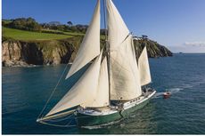 21st C coastal sailing Thames barge