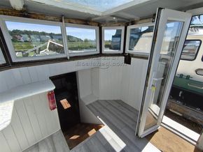Barge 21m steel barge  - Coachroof/Wheelhouse