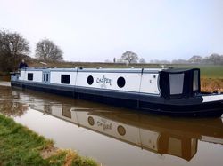 58ft 2021 Cruiser Stern Narrowboat built by Swan Boats with Bow Thrust