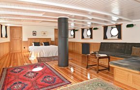 Master bedroom on middle floor