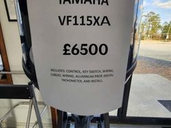 2024 Yamaha 4 stroke outboard VF115XA