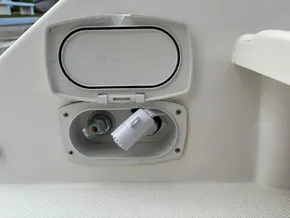 Boat water inlet on a 2019 Leopard 40, featuring Osculati fittings.