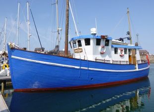 54ft ex Dive vessel Danish wooden MFV, converted. 