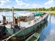 Traditional Dutch Tjalk on Residential Mooring