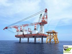 AUCTION SALE - Starting Price - Contact GRS 75m / 80 pax / 600ts Crane Jack Up for Sale / #1144241