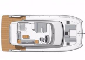Manufacturer Provided Image: Manufacturer Provided Image: Manufacturer Provided Image: Fountaine Pajot MY 44 Flybridge Layout Plan