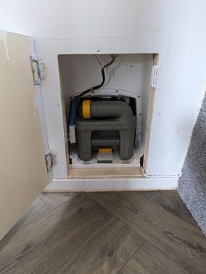Cassette unit toilet