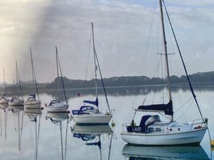 Private mooring at Dell Quay, Chichester