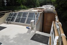 Hotel barge in operation Canal du Midi 30m x 5m
