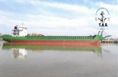 4500 DWT Deck Cargo Vessel RORO 