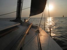 Classic 17-ft gaff-rig yacht &quot;Sprite&quot;