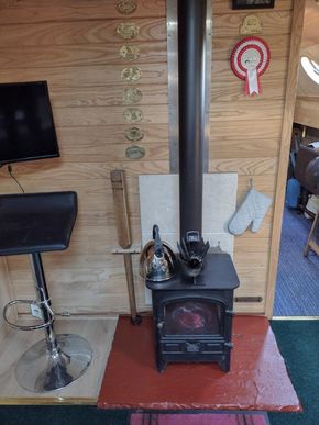 Bubble Stove in saloon