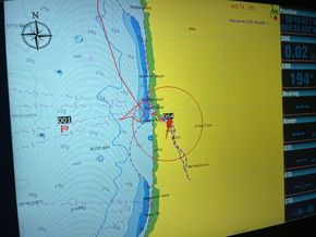 new chartplotter at nav station 