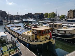 Dutch Barge 27m with London mooring  - Exterior