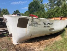25′ x 8′ Fiberglass Lifeboat 