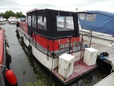 Circa 1930s Dutch Flower Barge